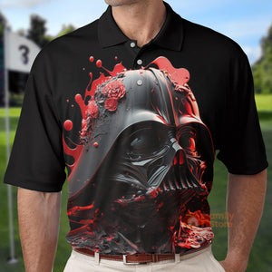 Star Wars Darth Vader Flower Red - Polo Shirt