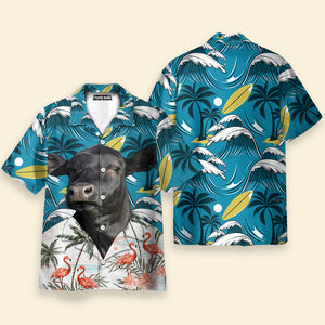 Unique Black Angus Hawaiian Shirts