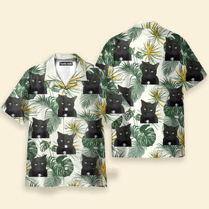 Custom Photo Funny Photo Tropical Aloha For Pet Lovers - Hawaiian Shirt