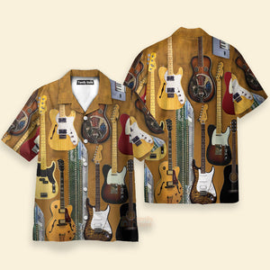 Guitar Vintage Basic Style Hawaiian Shirt