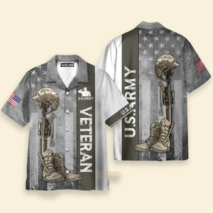 US Army Veteran Hawaiian Shirt