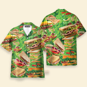 Food All You Need Is Love And A Delicious Tasty Sandwich Hawaiian Shirt