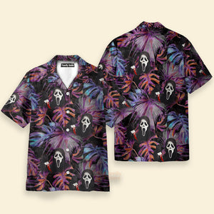 Halloween Ghostface Movies Tropical Style - Hawaiian Shirt