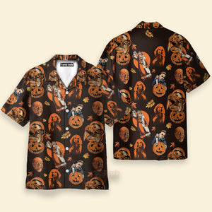 Halloween Character Film Halloween Tropical Style - Hawaiian Shirt