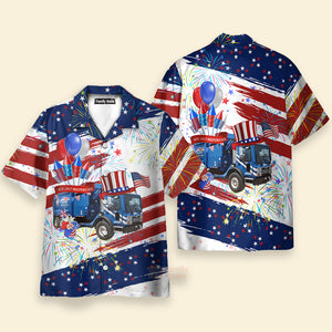 Republic Services, 4Th Of July Hawaiian Shirt