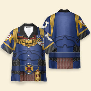 Warhammer Ultramarines Captain - Costume Cosplay Hawaiian Shirt WHHS146