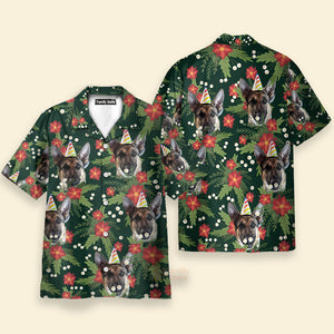 Custom Photo Christmas Tropical  For Pet Lovers-Hawaiian Shirt PN302087Lb