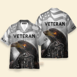 FamilyStore U.S Army Veteran, Honor The Fallen Hawaiian Shirt