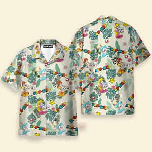 Super Mario Boo-Bies Pattern Hawaiian Shirt