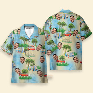 Personalized Island Vacation Personalized Aloha Beach Hawaiian Shirts