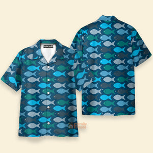 FamilyStore Fishes In The Deep Sea - Hawaiian Shirt