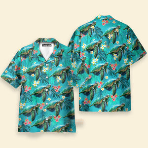 Turtle Love Beautiful Life - Hawaiian Shirt