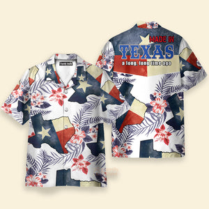 Floral Texas Made In A Long Time Ago Texas Hawaiian Shirt