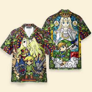 Zelda Windwaker Hawaiian Shirt