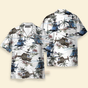 US Army Bell OH-58 Kiowa Hawaiian Shirt