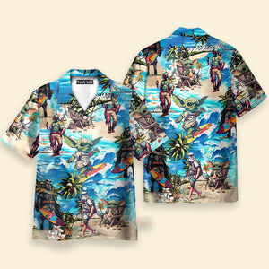 Special Starwars Surfing - Hawaiian Shirt For Men, Women, Kids