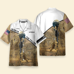 US Army Honor The Fallen Hawaiian Shirt