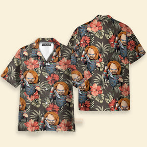 Halloween Chucky Scary Tropical Style - Hawaiian Shirt