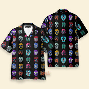 FamilyStore Mexican Culture Traditional Masks - Hawaiian Shirt