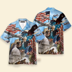 America War And Peace Hawaiian Shirt