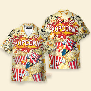 Food Popcorn Is Always The Answer Bang Hawaiian Shirt