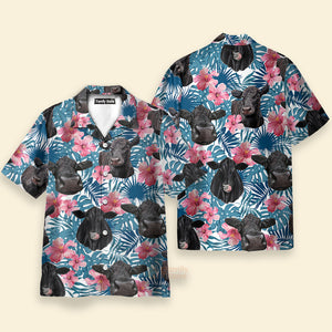 Unique Black Angus Happiness Hawaiian Shirt