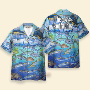 The Rodfather Tuna Fish - Hawaiian Shirt