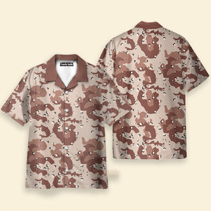 FamilyStore Desert Battle Dress Uniform US Chocolate Chip - Hawaiian Shirt\