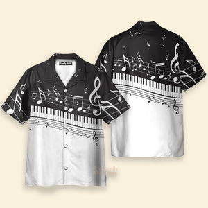 Piano Hawaii Shirt Aloha Shirt For Summer QT206359Lb