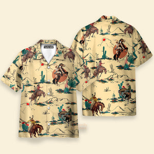 FamilyStore Kentucky Derby Horse Cowboy - Hawaiian Shirt