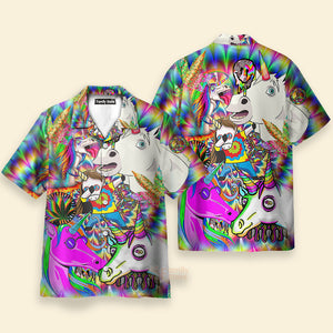 Hippie Unicorn Dream For Wonderland Hawaiian Shirt
