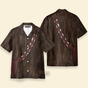 Star Wars Chewbacca Cosplay Hawaiian Shirt