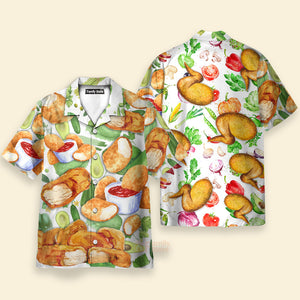 Food Lover Chicken Nugget Make Me Happy Hawaiian Shirt