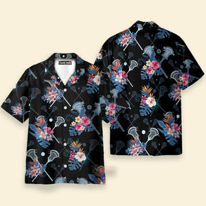 Lacrosse Tropical Hawaiian Shirt