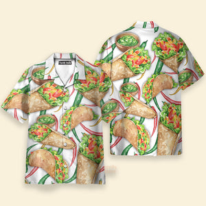 FamilyStore Food Burritos Make Me Happy Delicious Meal - Hawaiian Shirt