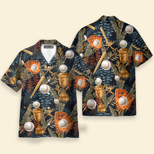 FamilyStore BaseBall Hawaiian Shirts PN303061Lb