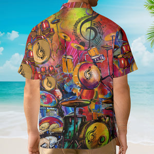 FamilyStore Drum Life Is Better With A Drummer - Hawaiian Shirt