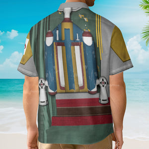 Star Wars Boba Fett Cosplay Hawaiian Shirt