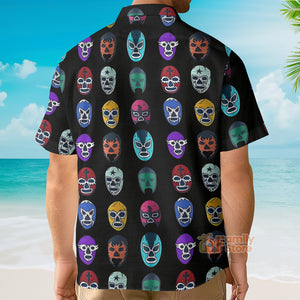 FamilyStore Mexican Culture Traditional Masks - Hawaiian Shirt