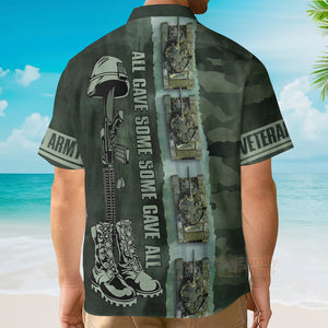 Army Tank All Gave Some Some Gave All Hawaiian Shirt