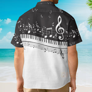 Piano Hawaii Shirt Aloha Shirt For Summer QT206359Lb