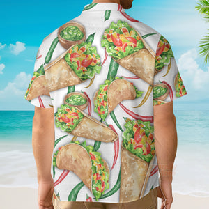 FamilyStore Food Burritos Make Me Happy Delicious Meal - Hawaiian Shirt