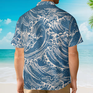 FamilyStore Ocean Great Waves Japanese Style - Hawaiian Shirt