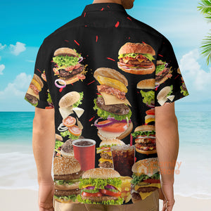 FamilyStore Food Hamburger Fast Food Lover - Hawaiian Shirt