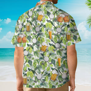 Oktoberfest Golf And Beer Aloha - Hawaiian Shirts