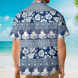 Teacher Hibiscus Leaves Pattern Teacher Hawaiian Shirt