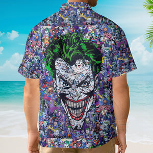 Joker The Most Favourite Characters Pattern Hawaiian Shirt