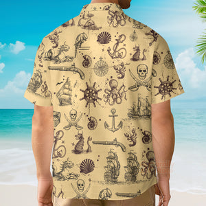 FamilyStore Margarita Cocktail Pattern Hawaiian Shirt