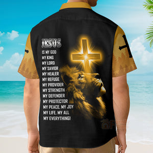 God Jesus Is My Everything Aloha Hawaiian Shirts For Men And Women