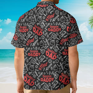 Dungeon Daddy shirt, DnD Shirt, DnD Hawaiian Shirt, DnD Dad Shirt